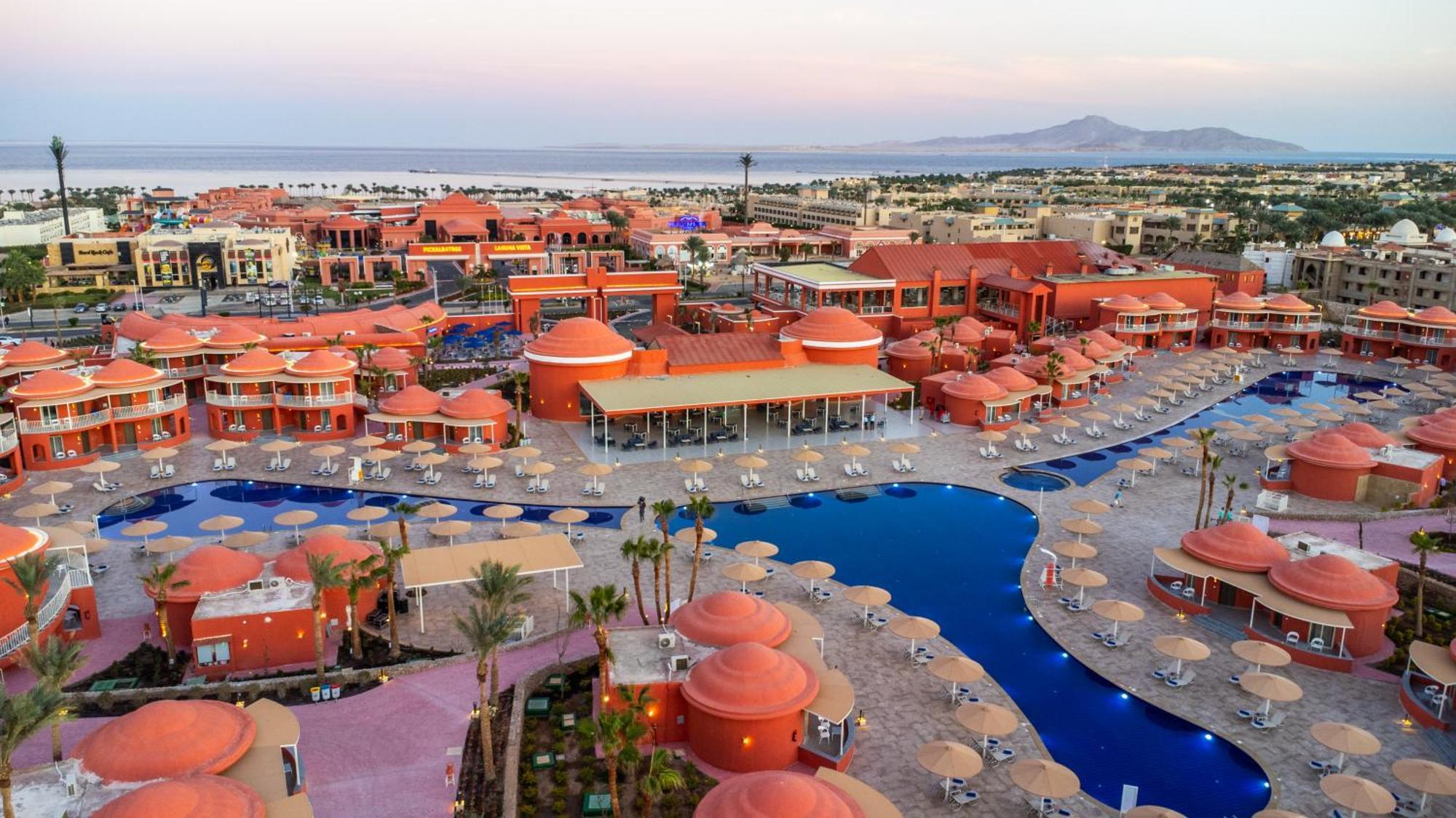Pickalbatros Laguna Club Resort Sharm El Sheikh Exterior photo Aerial view of the resort